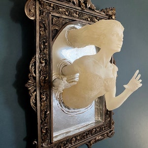 Ghost in the Mirror Wall Plaque, Extra Large Version, Glow in the Dark image 6