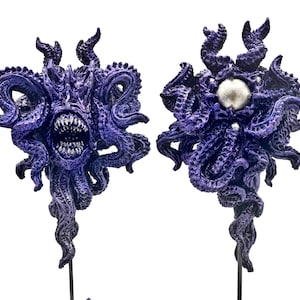 Estatua de Azathoth de H.P.Lovecraft, cambio de color púrpura, escultura de resina/figura de monstruo del mito de Cthulhu/decoración de terror y videojuegos de Lovecraft