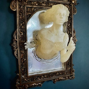 Ghost in the Mirror Wall Plaque, Extra Large Version, Glow in the Dark image 8