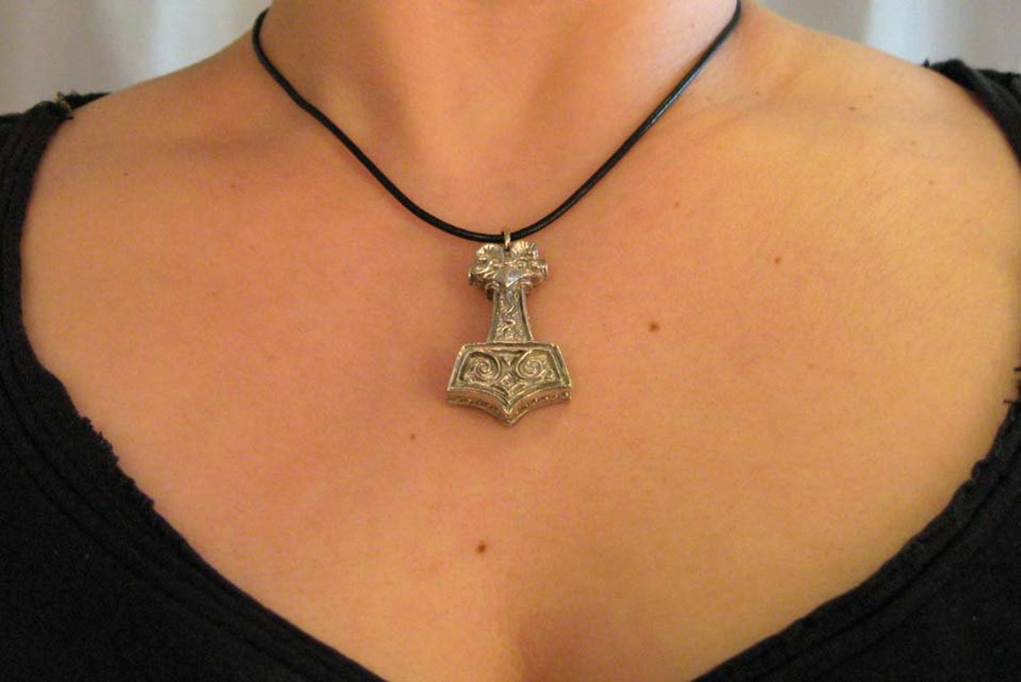 Thor's Hammer Pendant Etsy