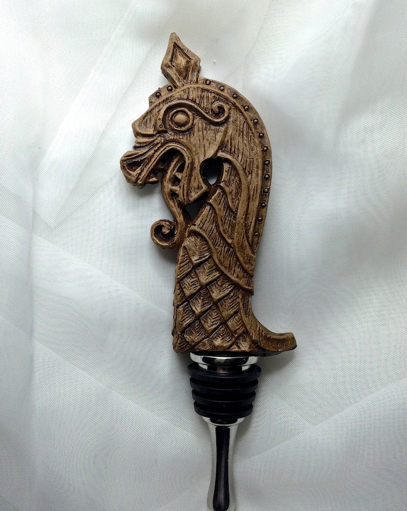 Viking Ship Dragon Winestopper