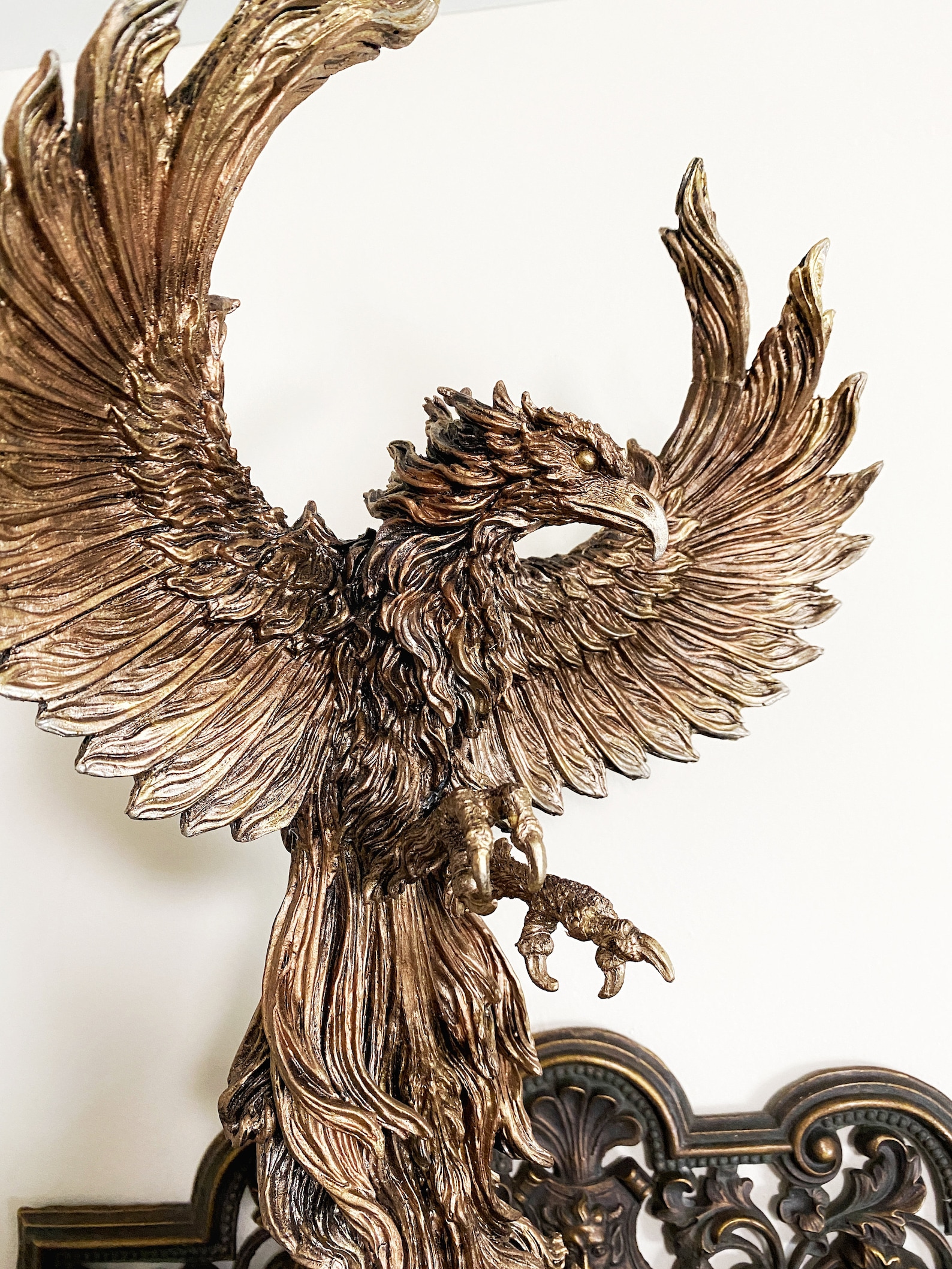 Phoenix Statue Large Version Etsy
