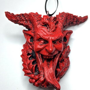 Krampus Head Ornament image 2