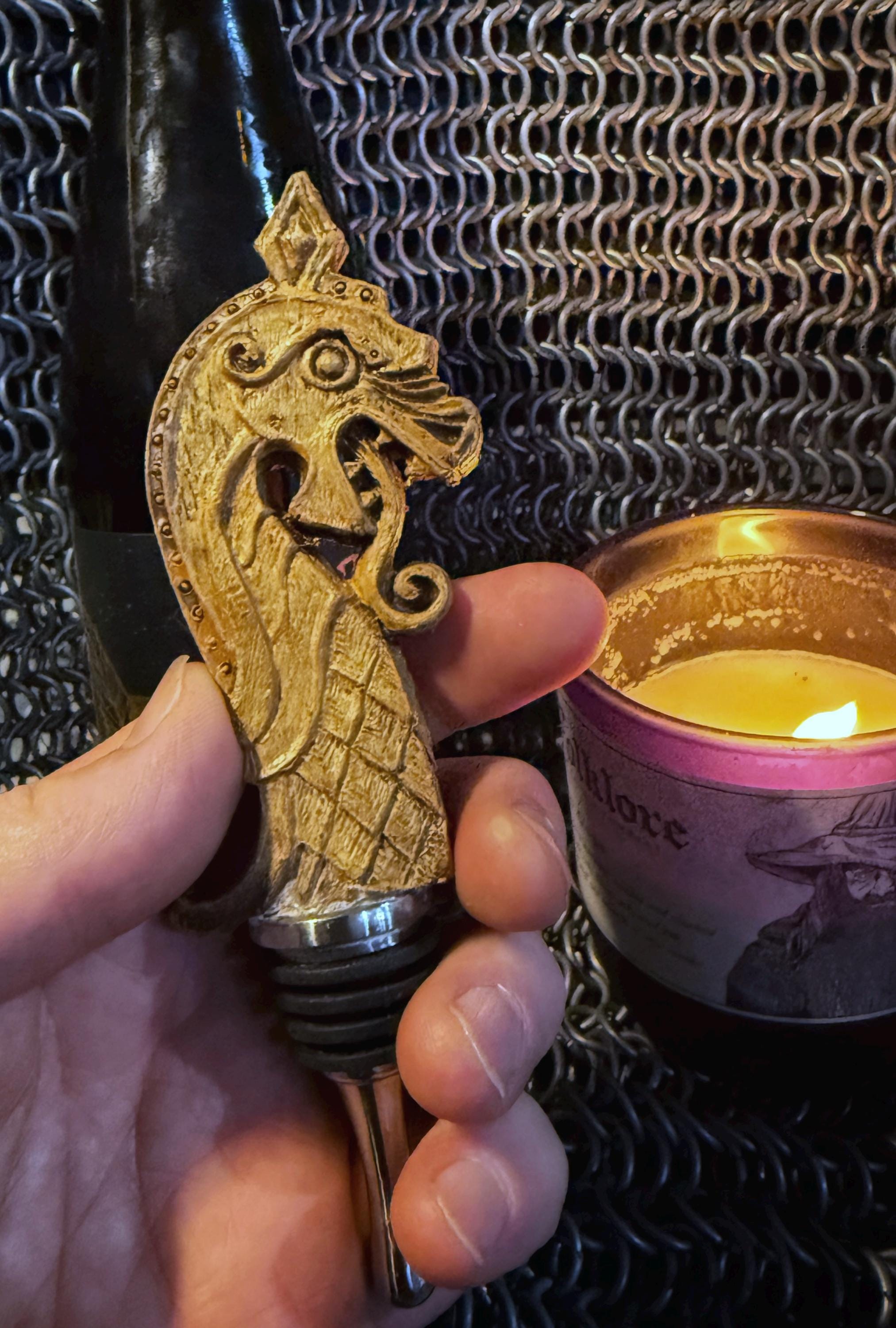 Vkng Warror Englsh Lead Free Pewter Bottle Stopper - Etsy