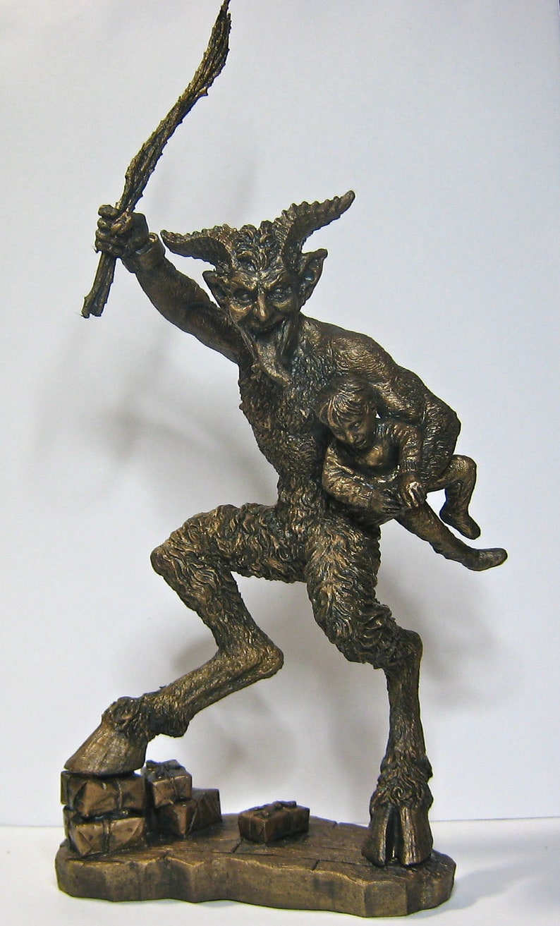 Krampus Statue II, Bronze finish image 1