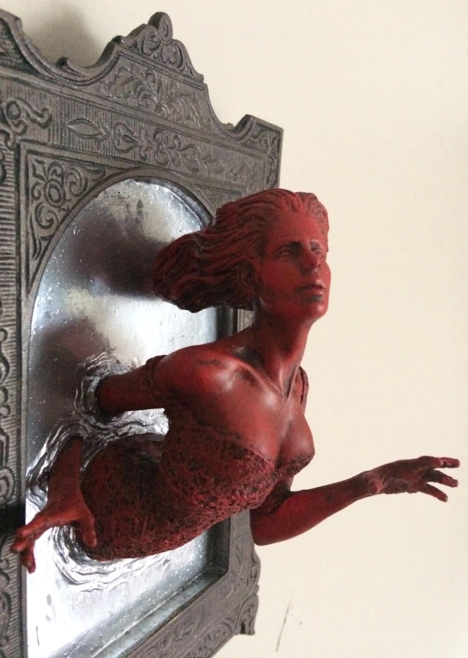 Ghost in the Mirror Wall Plaque Bloody Mary Version | Etsy