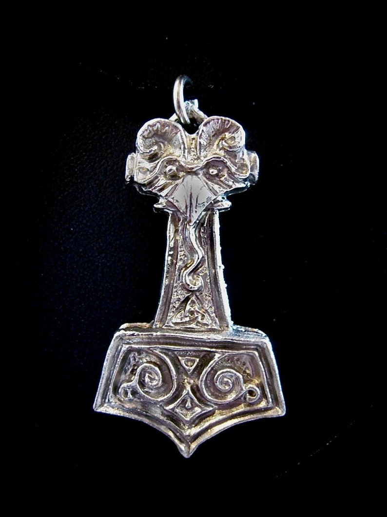 Thor's Hammer Pendant Etsy