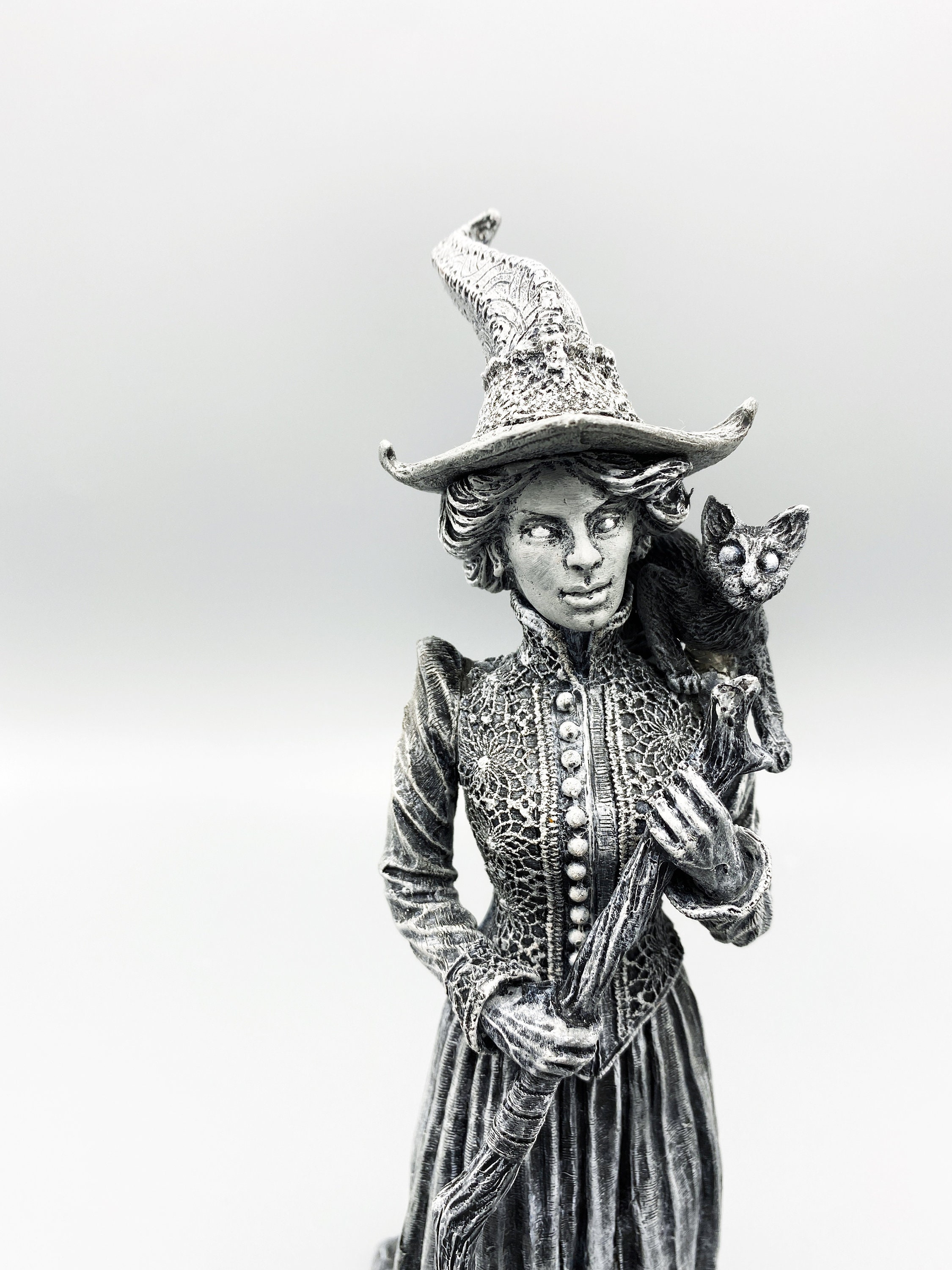 Enesco The Wizard of Oz Collection by Jim Shore Dorothy and The Wicked Witch Figurine en résine faite à la main Décoration d'intérieur 21,5 cm