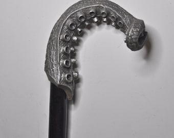 Kraken Tentacle Cane, Hand Sculpted Octopus Walking Stick | Nautical Gothic Cane |Fantasy Cosplay Kraken Lovecraftian Cane, Gothic Accessory
