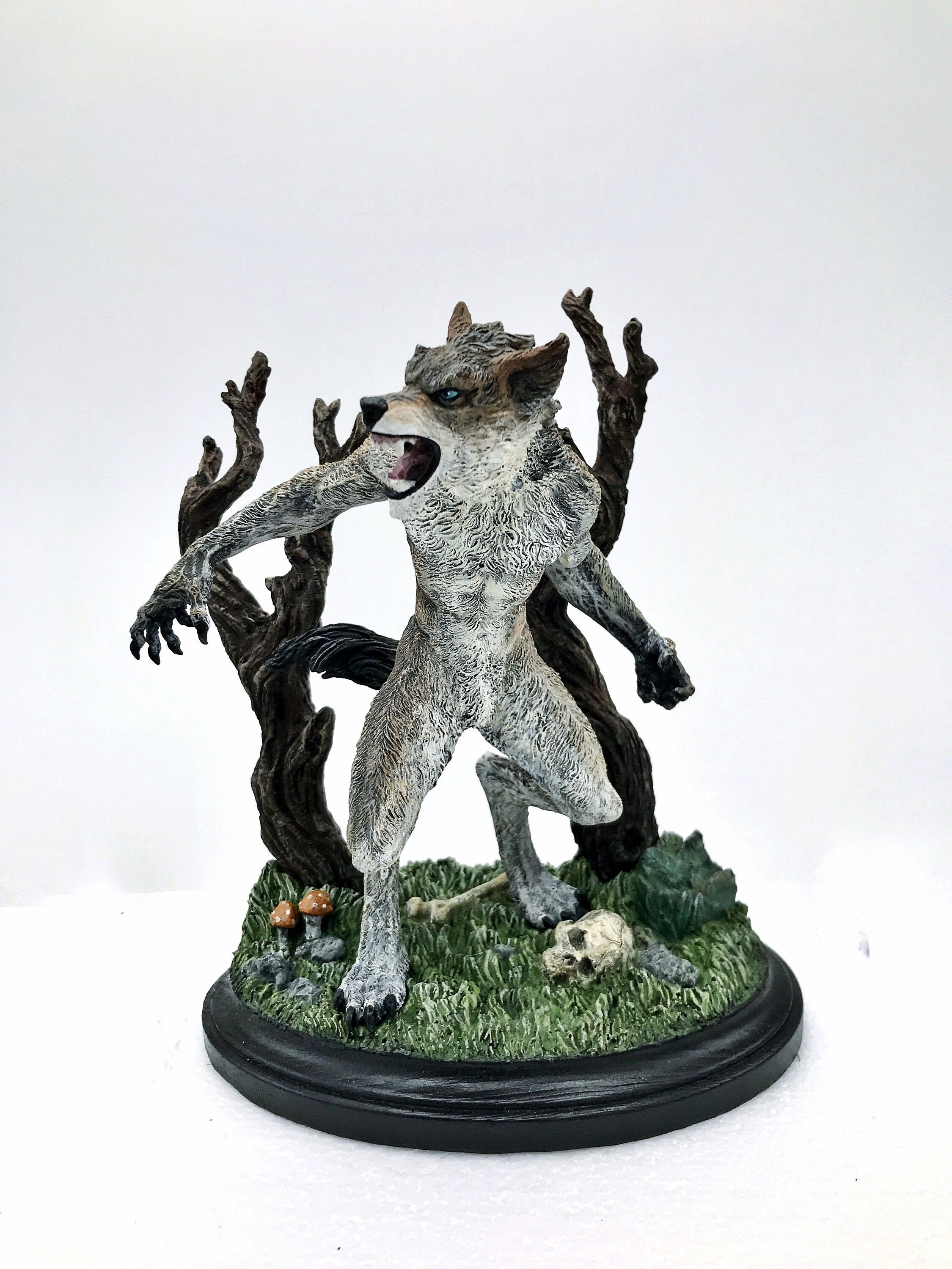 Werewolf Man Mythological Fantasy decor Resin Figurine 
