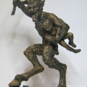 Krampus Statue II, Bronze finish image 3