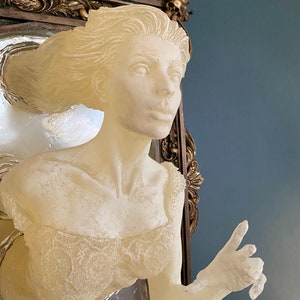 Ghost in the Mirror Wall Plaque, Extra Large Version, Glow in the Dark image 5