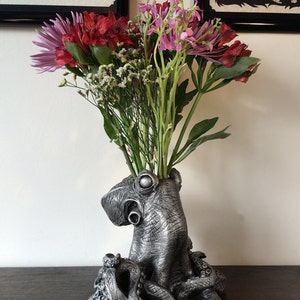 Kraken Vase, Pewter Finish image 3