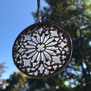 Gothic Cathedral Window Ornament, Translucent