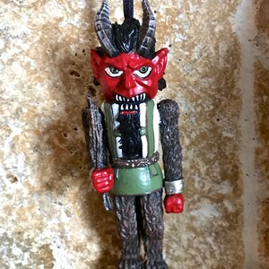 Krampus Nutcracker Ornament, Full Color image 8