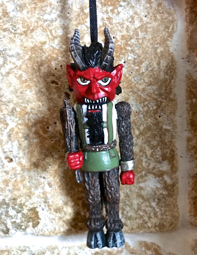 Krampus Nutcracker Ornament Full Color image 8
