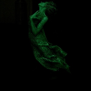 Victorian Ghost Statue, Glow in the Dark image 5