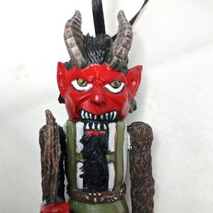 Krampus Nutcracker Ornament, Full Color image 2