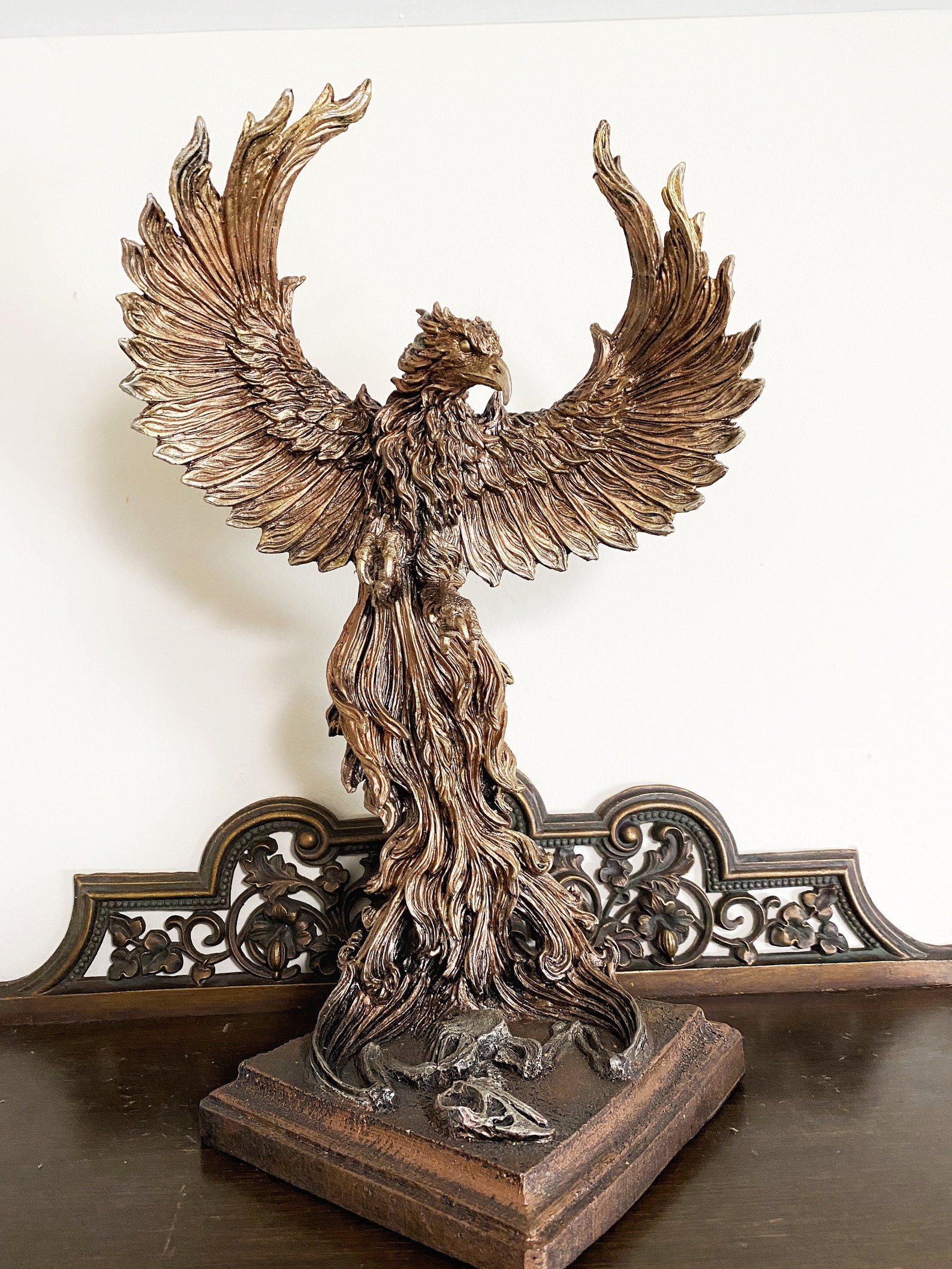 Phoenix Statue Large Version Etsy