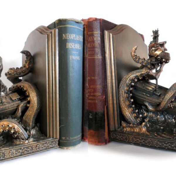 Kraken Bookends, Limited Edition