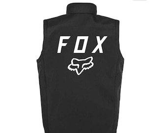 Fox Inspired | Custom Racing Gilet | Soft-Shell Body Warmer, Motocross, MTB, BMX