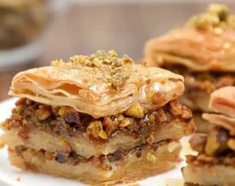 Walnut Baklava: Traditional Middle Eastern Dessert