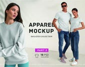 Isolated Apparel Mockup Collection | Clothing Mockups Bundle | PSD Fashion & T-Shirt Templates