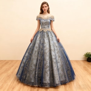 green emerald velvet dress Green Floral Embroidered Short Cap Evening Gown main image 0