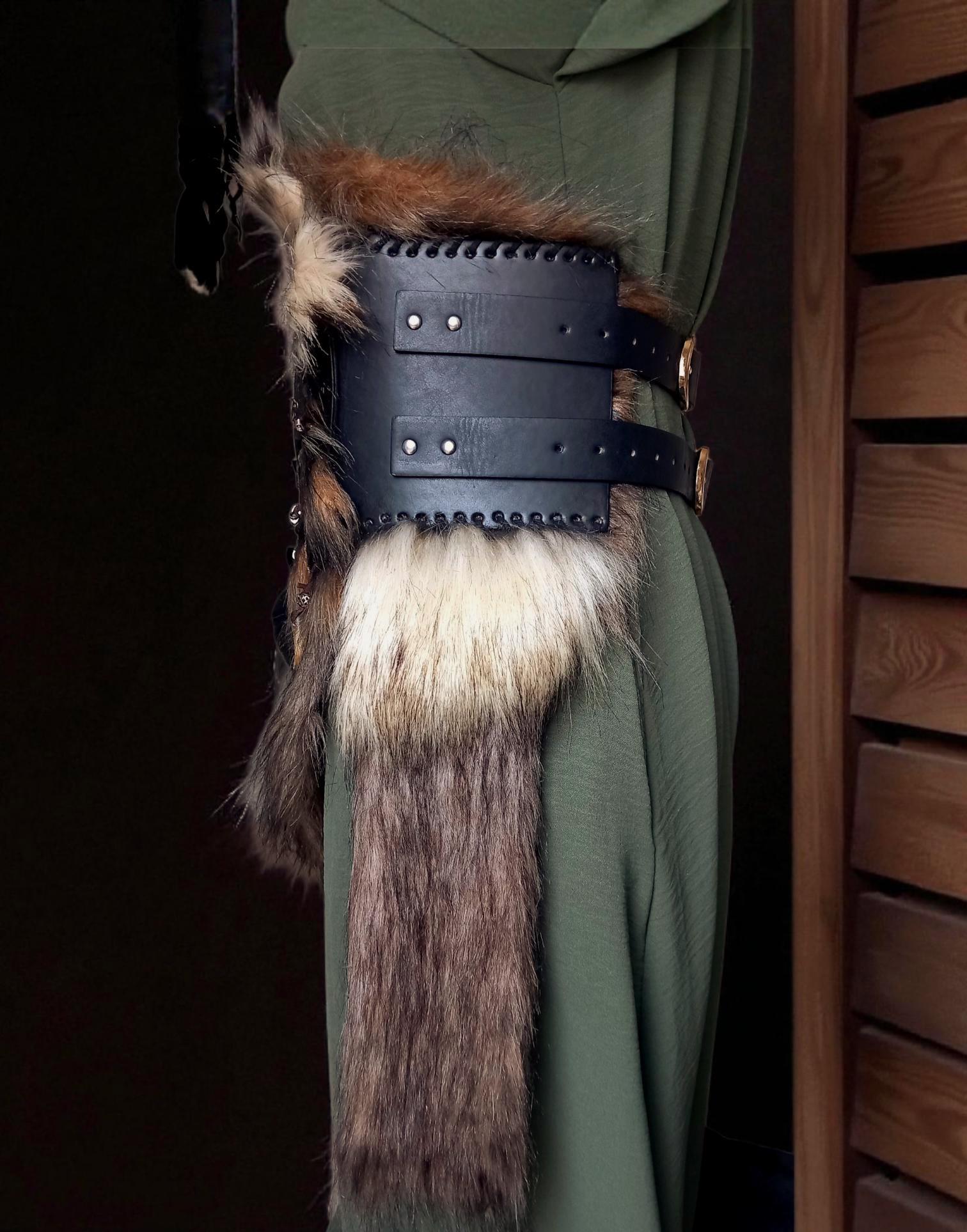 Cintura medievale in corda vichinga per donna / Cintura con nodo pagano