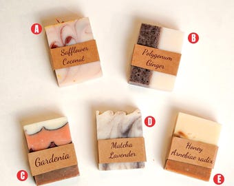 Natural Essential Oil Soap Bar, Honey & coconut Fragrance Soaps, Party Favor Soap, new year soap gift,Party Guest Soap Coworker Basket