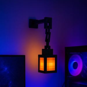 RGB Pixel Art Gaming Lamp – USB-C Rechargeable Lantern