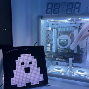 Pantalla LED Pixel Art / Lámpara inteligente Bluetooth, decoración para videojuegos