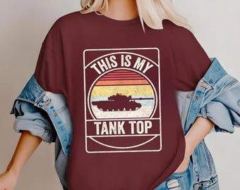 M1 Abrams Tank Shirt – Retro Military Humor Tee