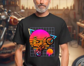 Dirt Bike Retro Shirt – 80s Vintage Motocross Tee
