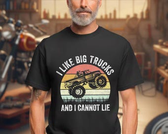 I Like Big Trucks Shirt – Retro Monster Truck Tee