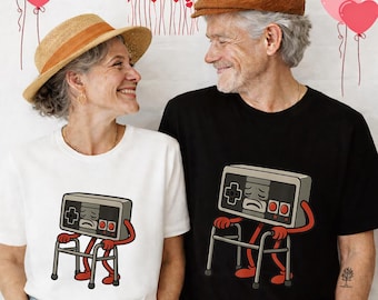 Funny Old Gamer Shirt – Retro 80s 90s Gaming Tee
