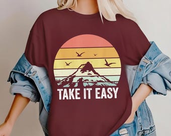 Take It Easy Shirt – Vintage Camping Outdoors Tee