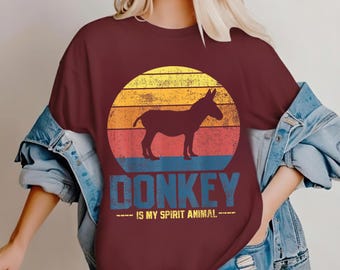 Donkey Farmer Shirt – Vintage Farm Animal Tee