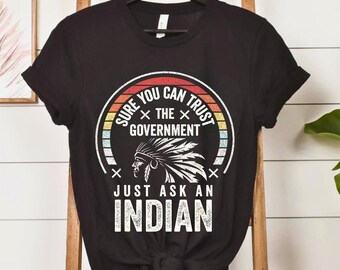 Retro Native American Shirt – Vintage Statement Tee