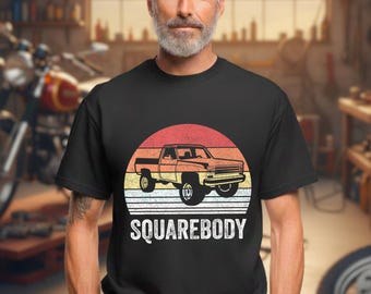 Square Body Truck Shirt – Vintage Classic Pickup Tee