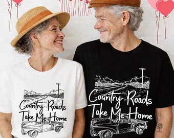 Vintage Country Roads Shirt – Rustic Travel Style