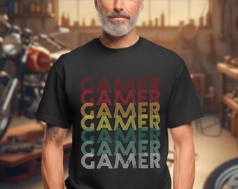 Retro Gamer Shirt – Funny 70s Style Tee