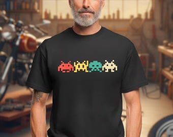 Retro Arcade-shirt jaren 80 – vintage videogame-T-shirt