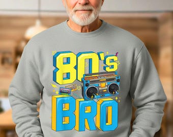 Vintage 80s Bro Shirt – Retro Party Graphic Tee