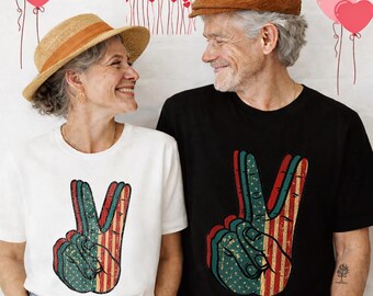 Retro Peace Shirt – Vintage 60s 70s Hippie Tee