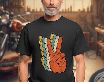 Hippie Peace Shirt – Groovy Retro Vintage