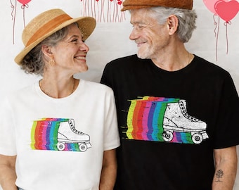 Retro Roller Skating Shirt – Seventies Style