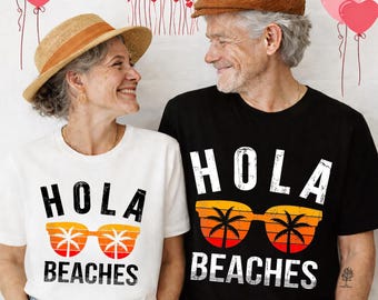Hola Beaches Tank – Funny Summer Vacation Shirt