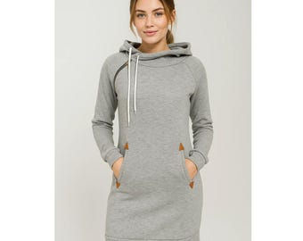 Athleta Lolo Black Sweatshirt Dress Size Medium - Etsy