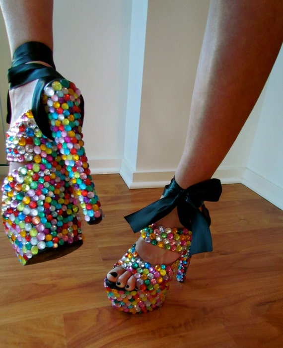 bedazzled pumps